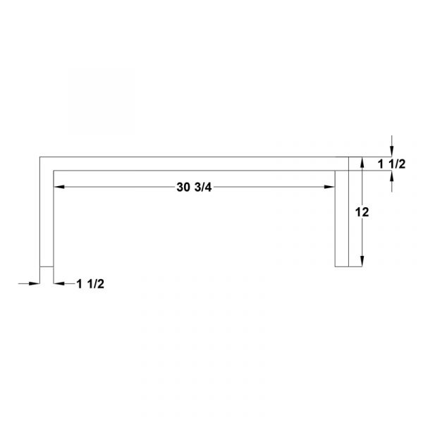 Stainless Steel 30" Grill Frame - Image 3