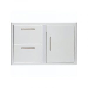 Blaze 32" Access Door & Double Drawers Combo w/ Lights