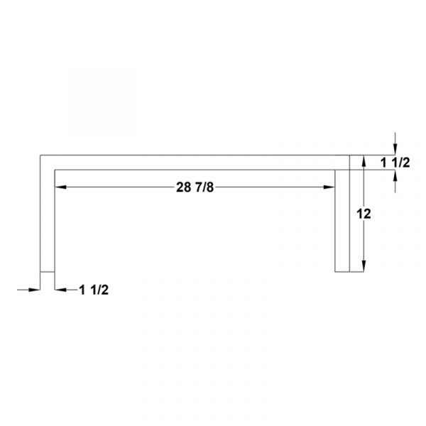 Stainless Steel 30" Bull Bar Center - Image 3